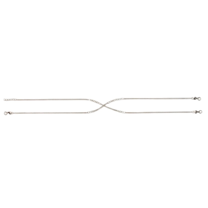 925 sterling silver minimal anklet for women | daily wear silver jewelry - shyni jewelry
