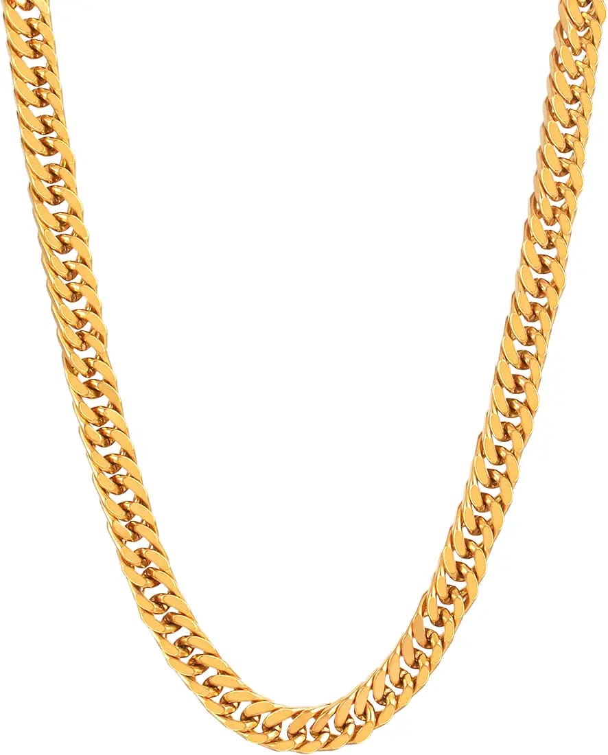 shyni curv - heavy golden chain for men