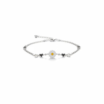 Shyni Jewelry Delicate Floral Charm Bracelet - Shyni Jewelry