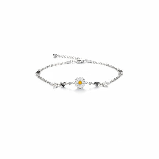 Shyni Jewelry Delicate Floral Charm Bracelet - Shyni Jewelry