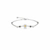 Shyni Jewelry Delicate Floral Charm Bracelet