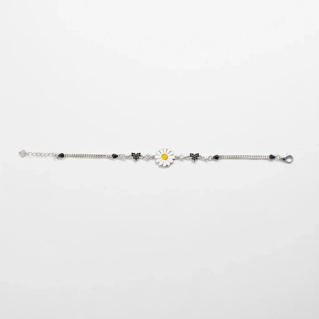 shyni jewelry delicate floral charm bracelet - shyni jewelry