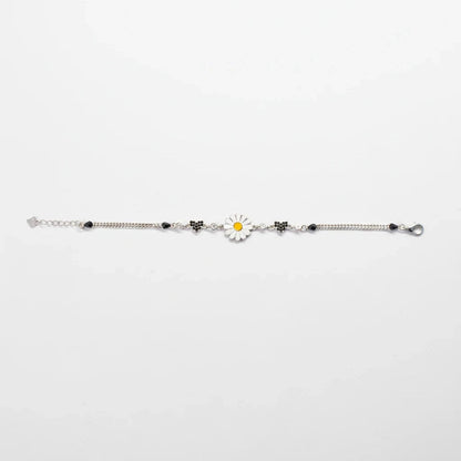 Shyni Jewelry Delicate Floral Charm Bracelet - Shyni Jewelry