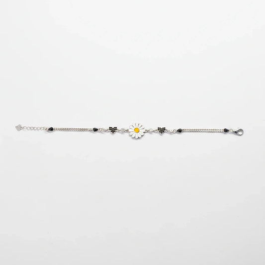 Shyni Jewelry Delicate Floral Charm Bracelet - Shyni Jewelry