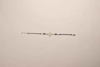 Shyni Jewelry Delicate Floral Charm Bracelet