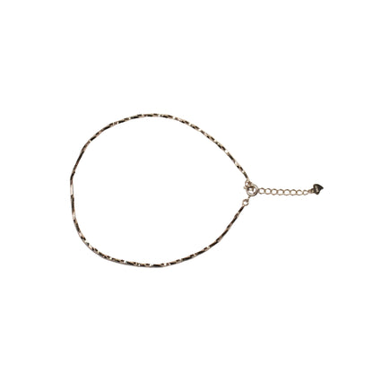Minimal Silver Chain Anklet for Women & Girls | Everyday Elegance - Shyni Jewelry