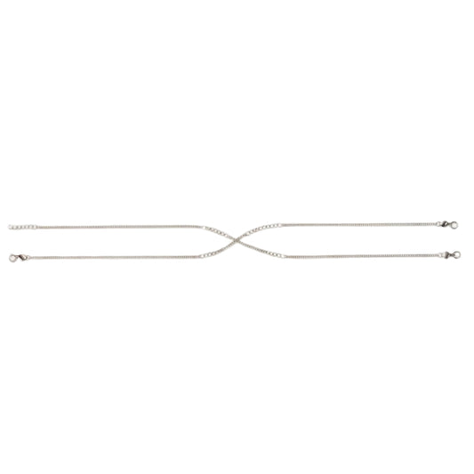 925 Sterling Silver Minimal Anklet for Women | Daily Wear Silver Jewelry - Shyni Jewelry