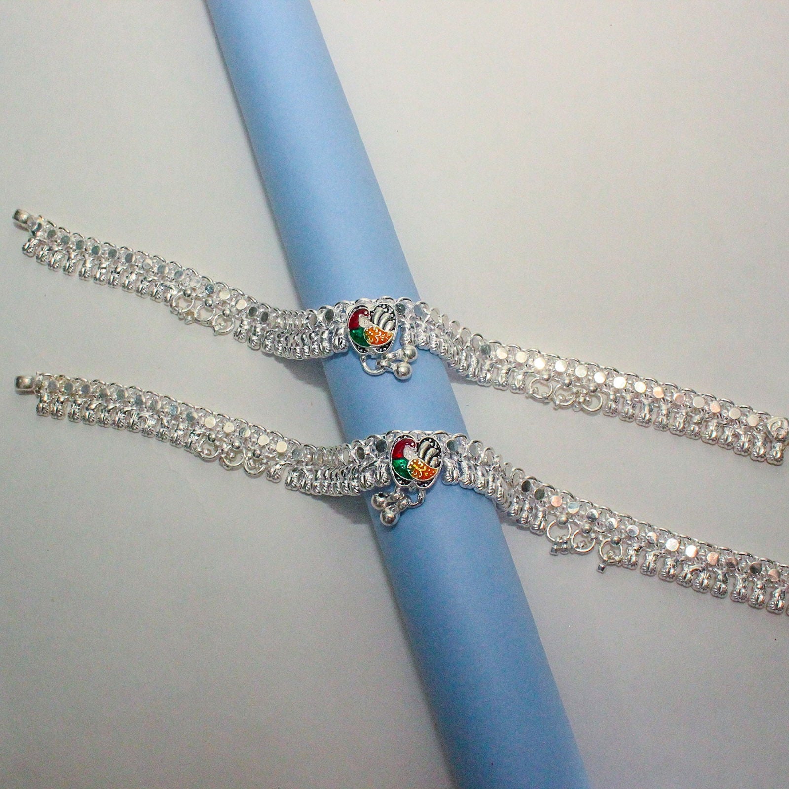 Peacock design payal new arrivals