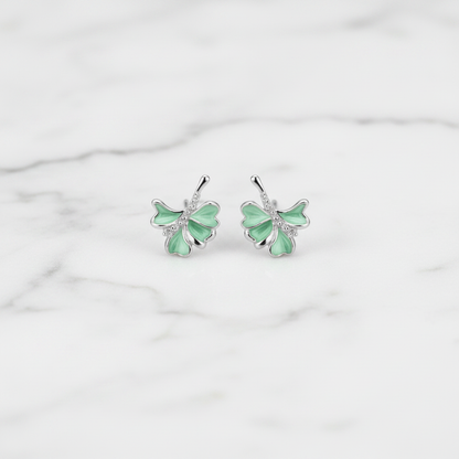 Butterfly Earrings - Flat Lay