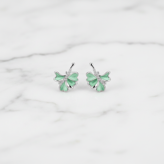 Butterfly Earrings - Flat Lay