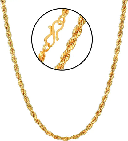 Shyni Twist of Elegance Rope Chain - Stylish Fashion Jewelry