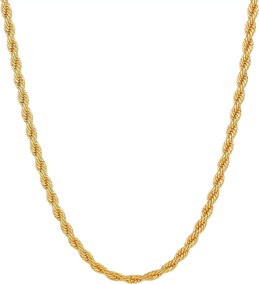 shyni twist of elegance rope chain - stylish fashion jewelry
