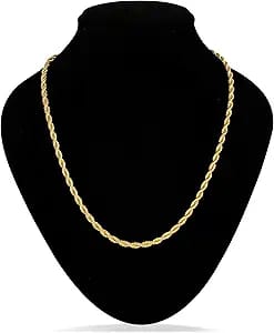 shyni twist of elegance rope chain - stylish fashion jewelry