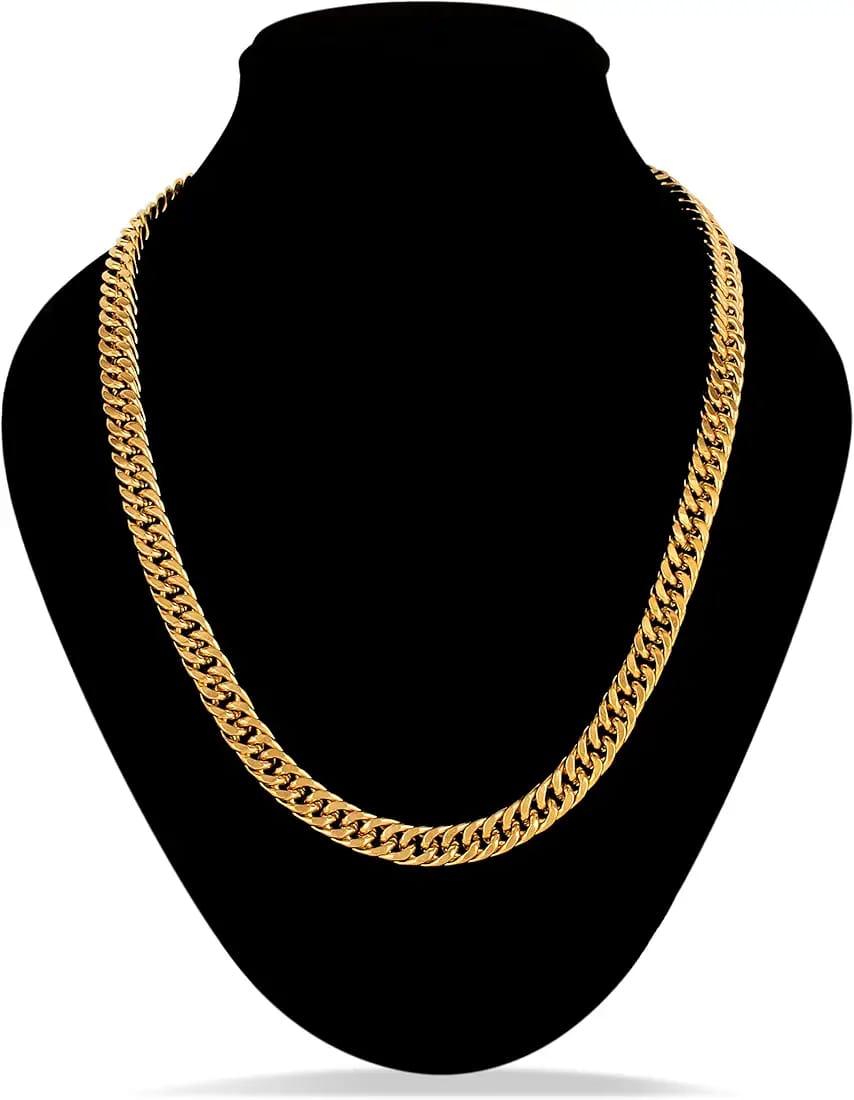 shyni curv - heavy golden chain for men