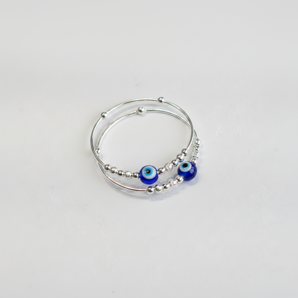 Baby Evil Eye Classic Kada - Photo 2