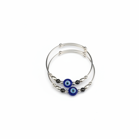 Baby Evil Eye Triple Wire Kada - Photo 1