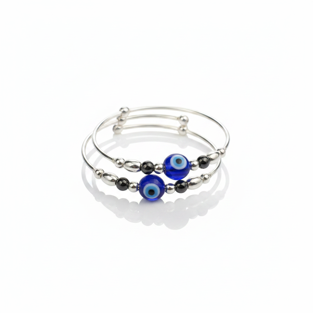 baby evil eye triple wire kada - photo 2