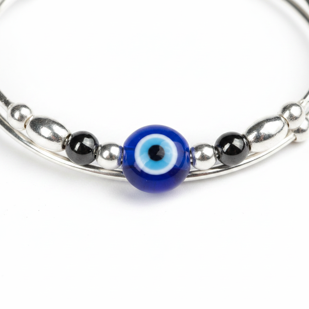 baby evil eye triple wire kada - photo 3