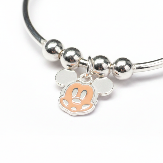 Baby Mickey Rose Gold Kada Set - Photo 3