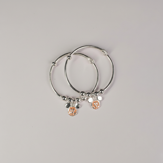 Baby Mickey Rose Gold Kada Set - Photo 4