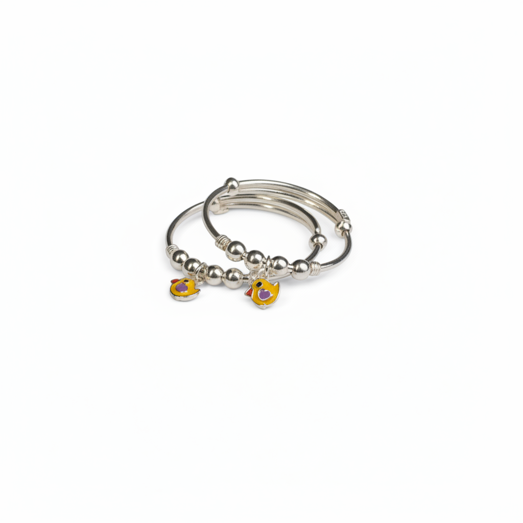 Baby Yellow Duck Kada Set - Photo 1