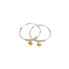 Baby Yellow Duck Charm Silver Kada Set