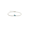 Girlish Bee Charm Sterling Silver Bracelet