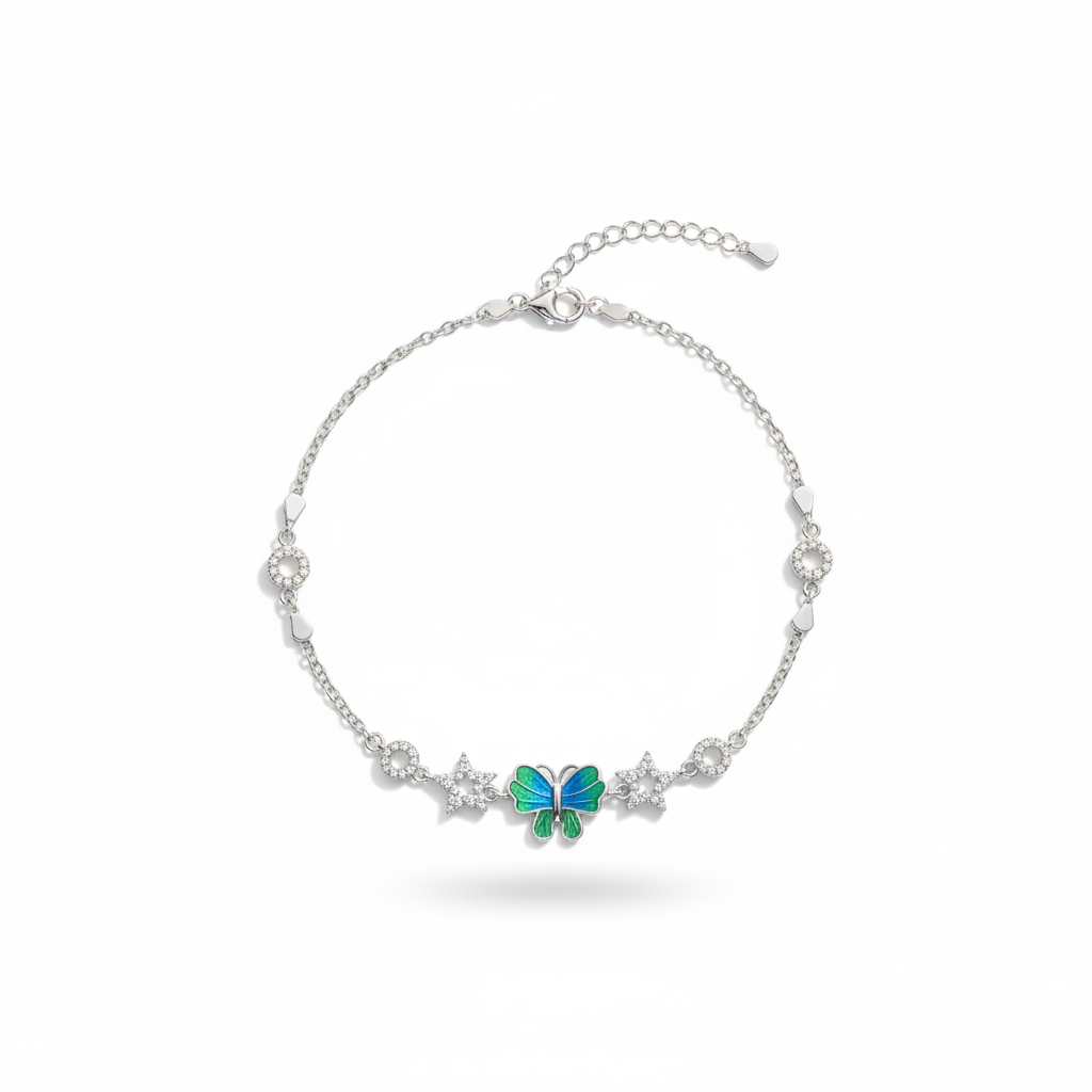 Blue Butterfly Star Bracelet - Photo 2