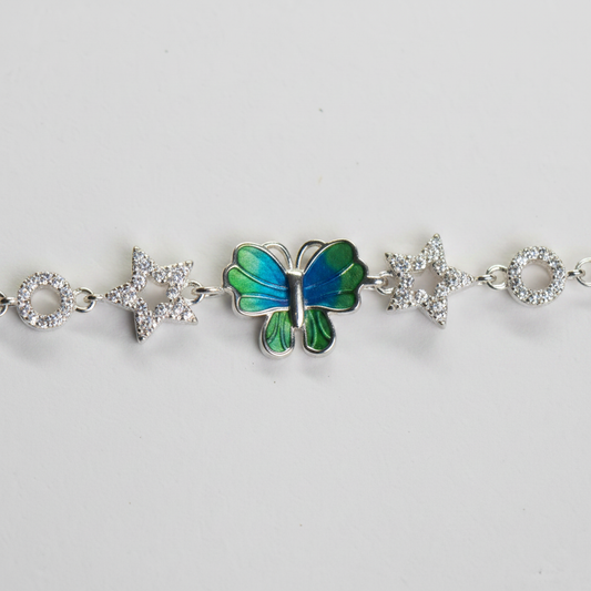 Blue Butterfly Star Bracelet - Photo 3