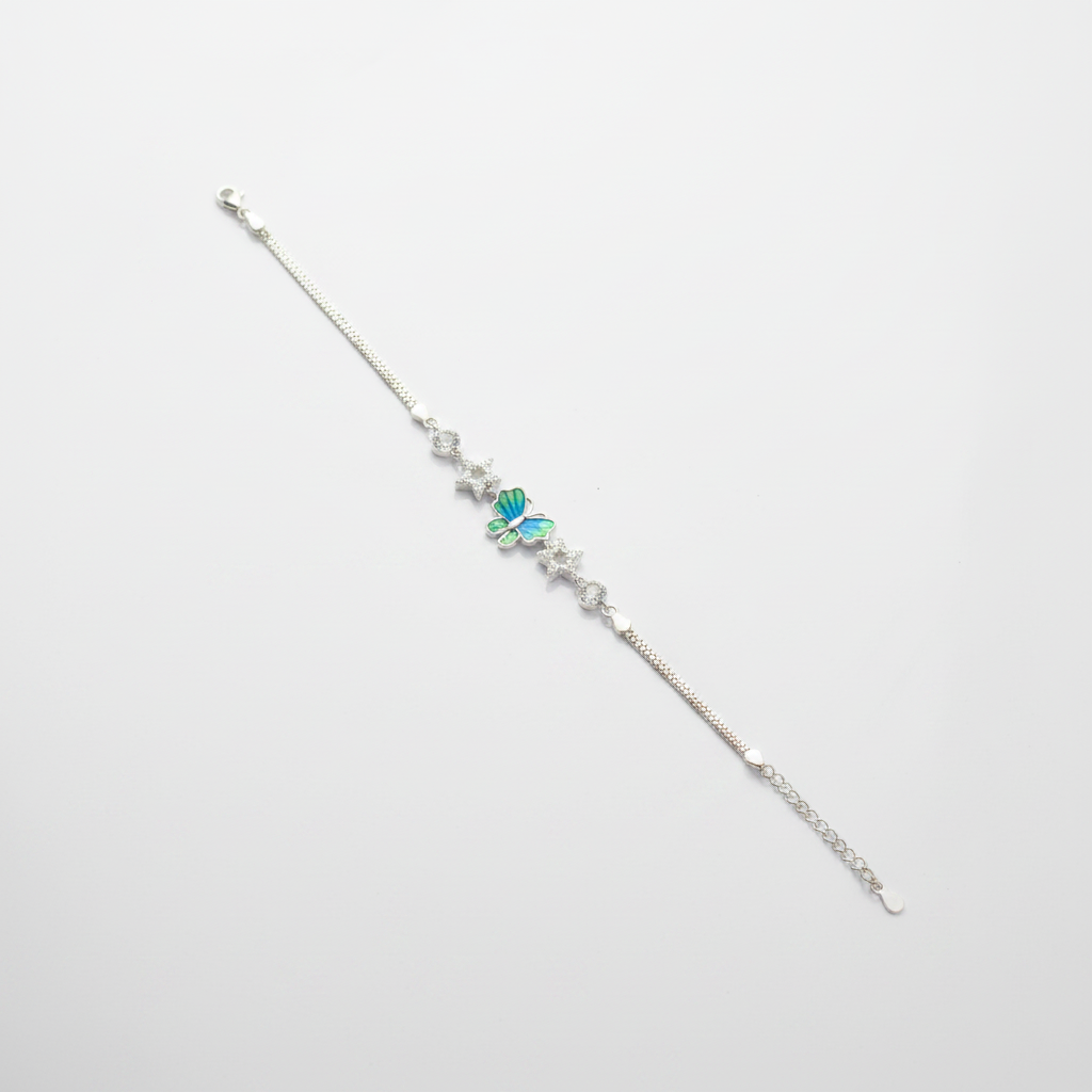 blue butterfly star bracelet - photo 4