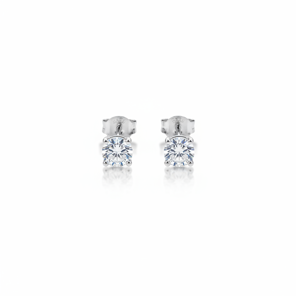 cz solitaire studs - photo 1