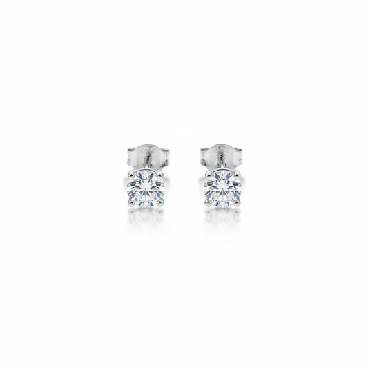 CZ Solitaire Studs - Photo 1
