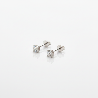 CZ Solitaire Studs - Photo 2