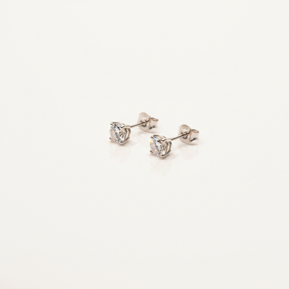 CZ Solitaire Studs - Photo 5