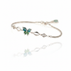Elegant Butterfly Sterling Silver Bracelet