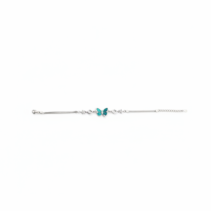 Emerald Butterfly Bracelet - Photo 1