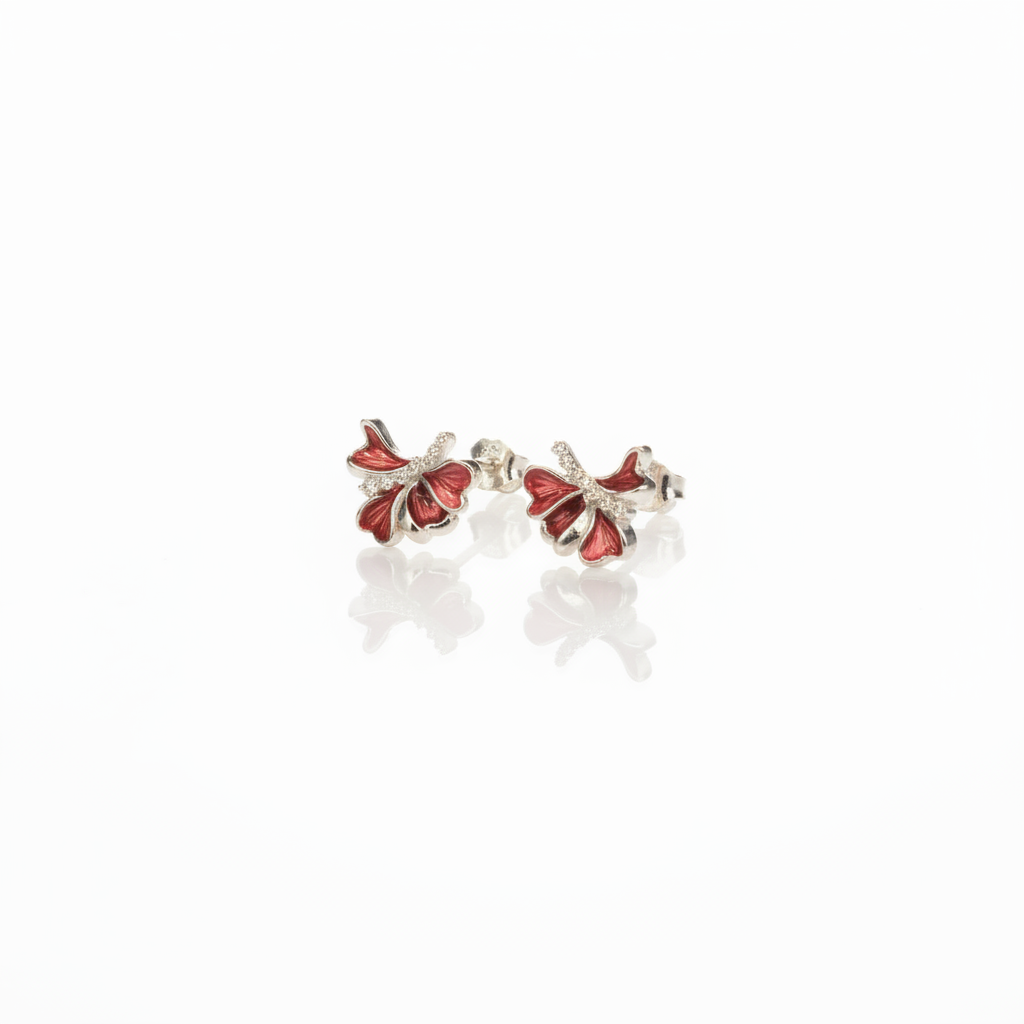 Floral Butterfly Earrings - Photo 4