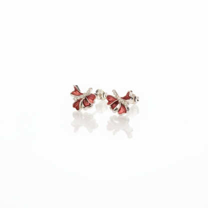 Floral Butterfly Earrings - Photo 4