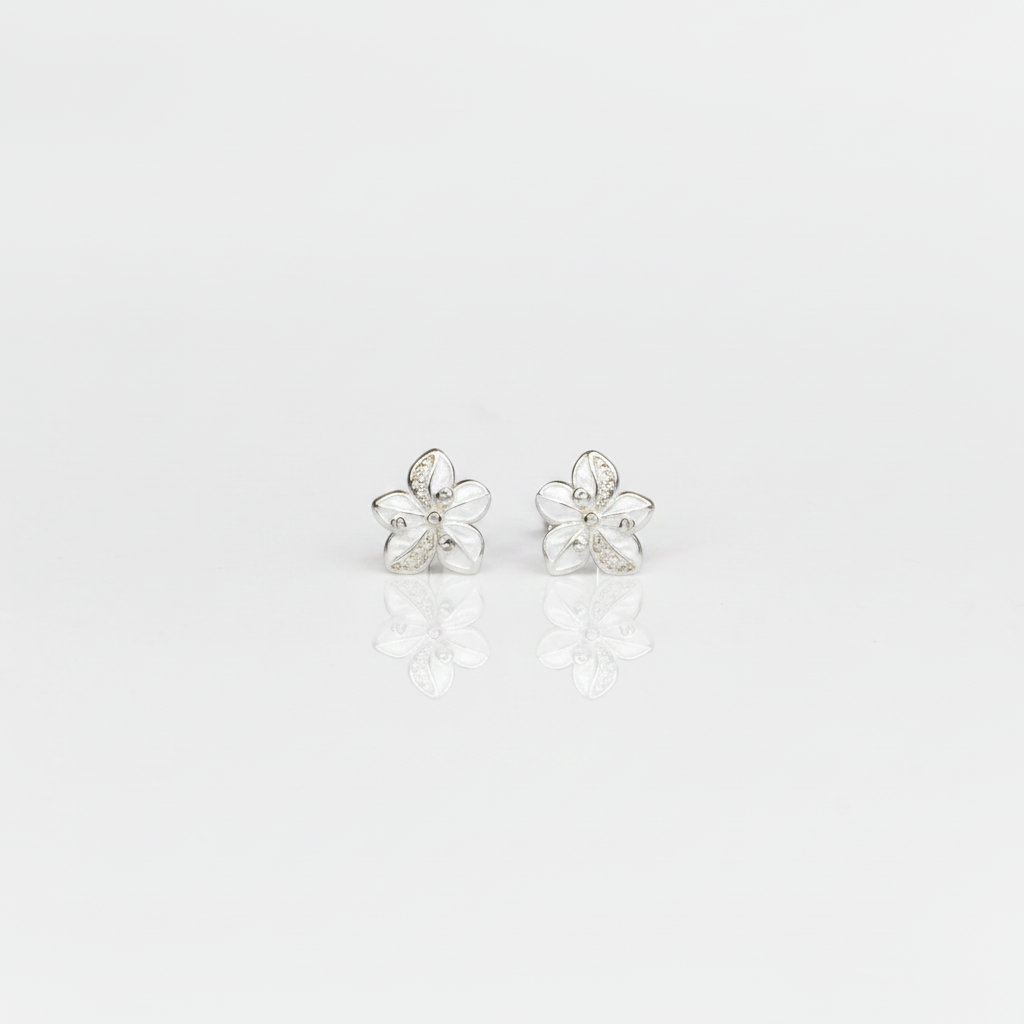floral cluster stud earrings - photo 5