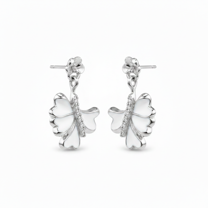Ginkgo Earrings - 45 Angle