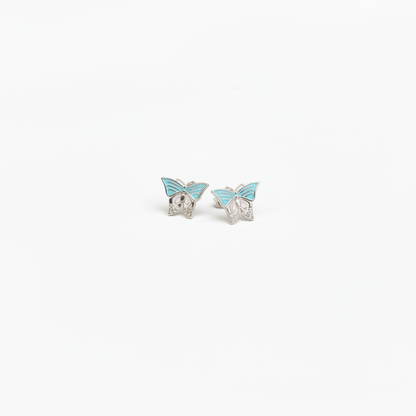 Pastel Butterfly Earrings - Photo 2