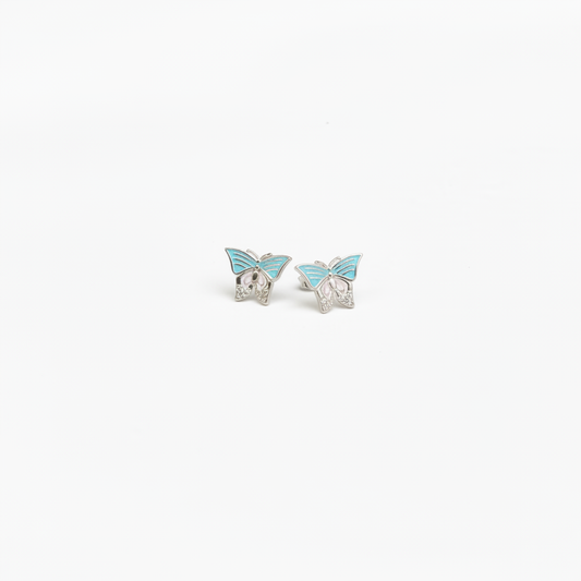 Pastel Butterfly Earrings - Photo 2