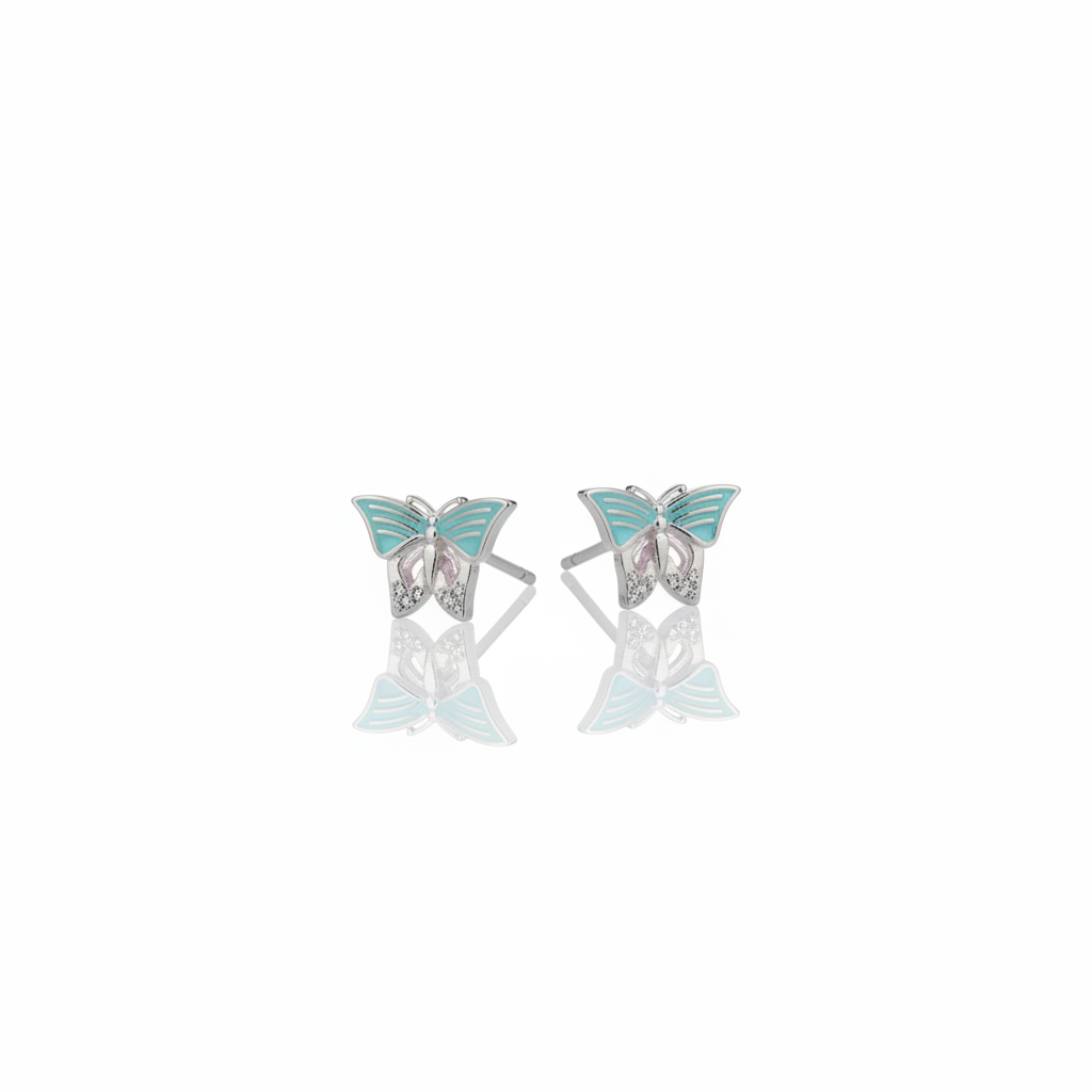 Pastel Butterfly Earrings - Photo 5