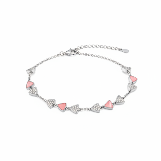 Pink Anklet - 45 Angle