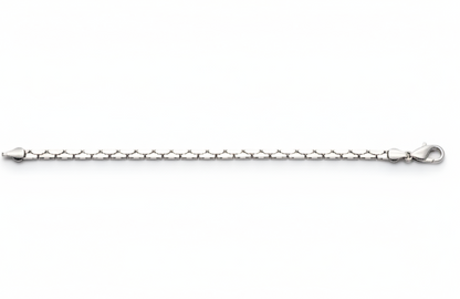 Men's Rhodium-Plated Cubic Bracelet | Premium Silver Finish