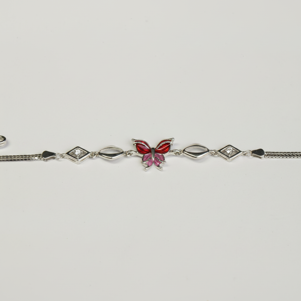 ruby butterfly infinity bracelet - photo 8