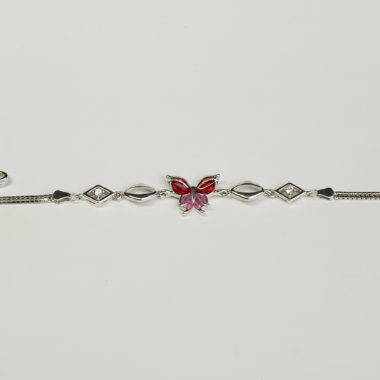 Ruby Butterfly Infinity Bracelet - Photo 8