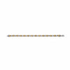 Two Tone Greek Key & CZ Link Bracelet for Men in 925 Silver & Gold