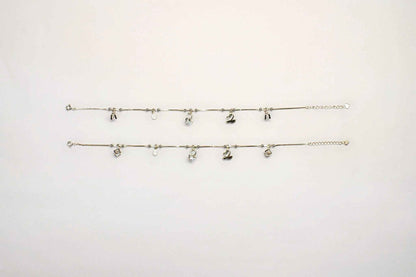 Swan & Flower Charm Anklet for Women | 925 Sterling Silver Payal