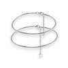 Featherlight Silver Anklet for Women | Delicate Daily Wear Payal